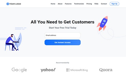 HTML Landing Page Vol 7